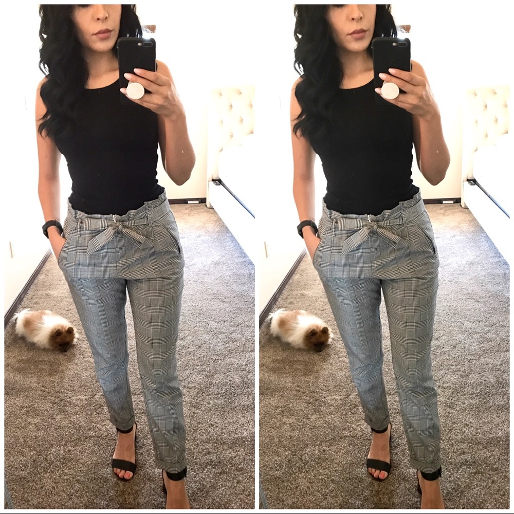 Plaid Dress Pants